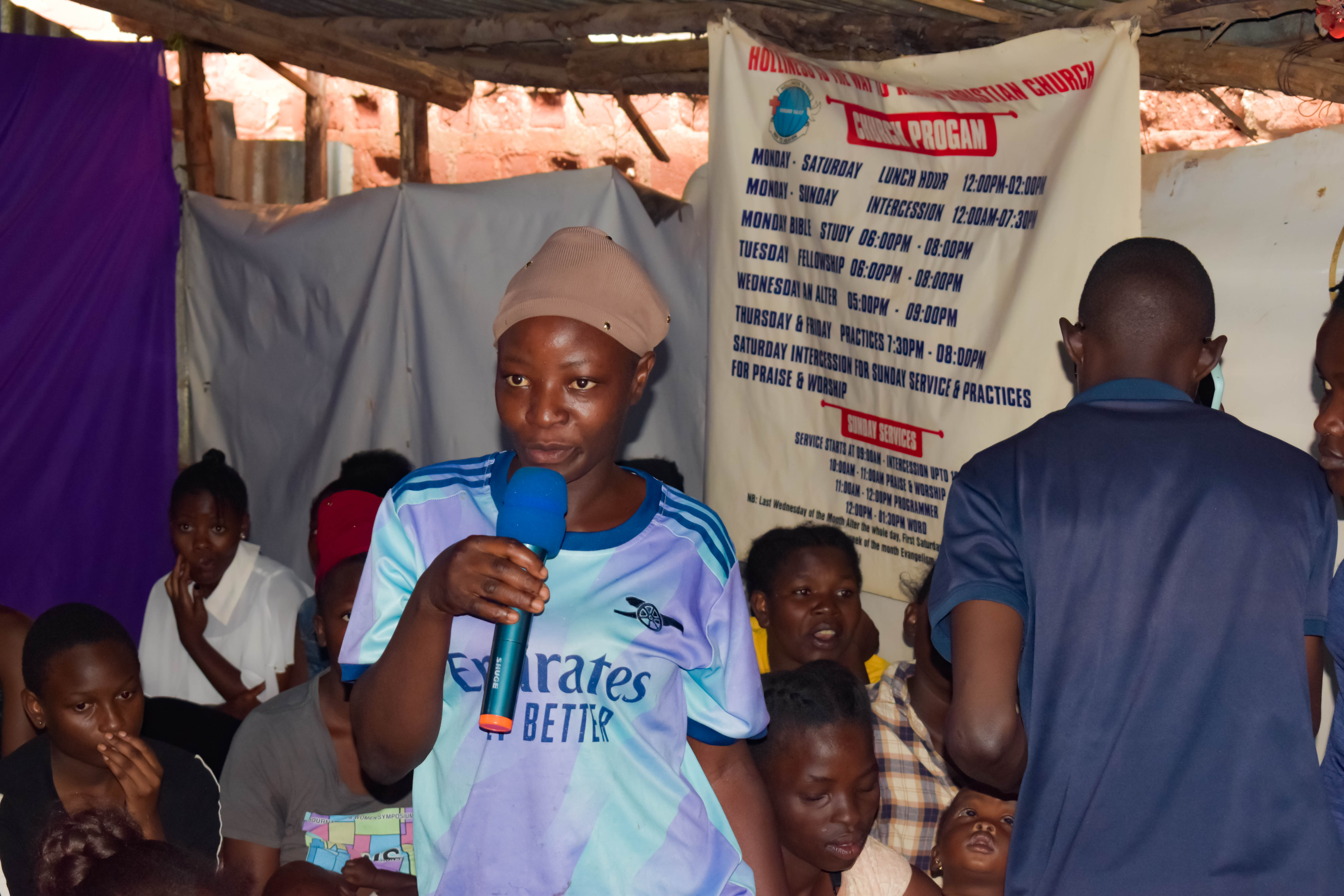 Woman speaking